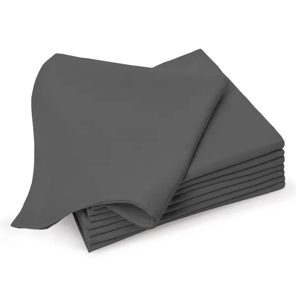 Cotton_Solid_Dark_Grey_Dinner_Napkin_Set