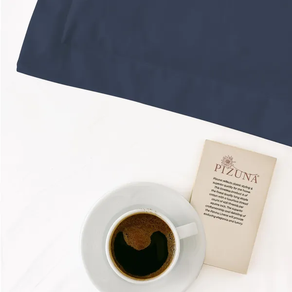 Pizuna_100%_Cotton_Solid_Dark_Blue_Pillow_Cover_Set_Of_2