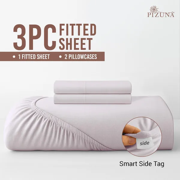 Cotton_Sateen_Solid_Light_Lilac_King_Fitted_Bedsheet