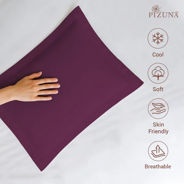 Pizuna_Cotton_Solid_Berry_Plum_Pillow_Cover_Set_Of_2