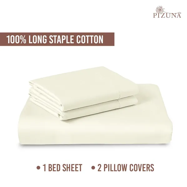 Cotton_Solid_Off_White_King_Flat_Bedsheet_With_Pillow_Covers