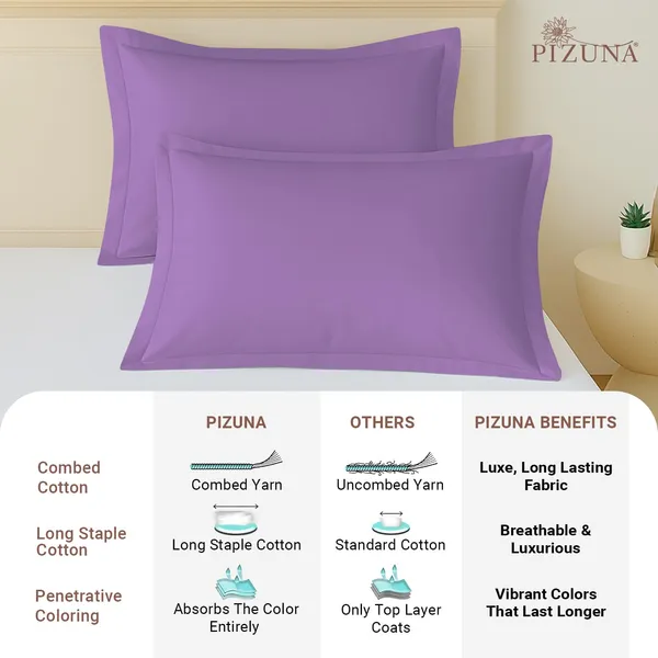 Pizuna_Cotton_Solid_Purple_Pillow_Cover_Set_Of_2