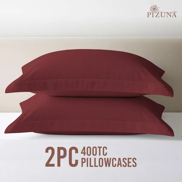 Pizuna_Cotton_Solid_Brick_Red_Pillow_Cover_Set_Of_2