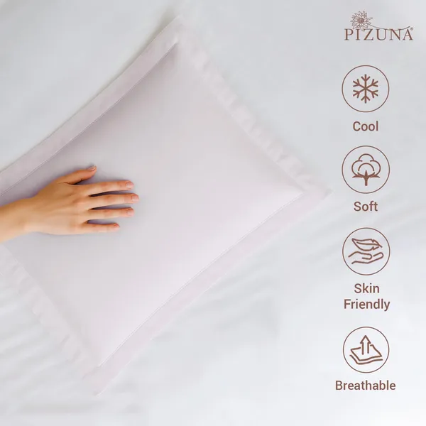 Pizuna_Cotton_Solid_Light_Lilac_Pillow_Cover_Set_Of_2