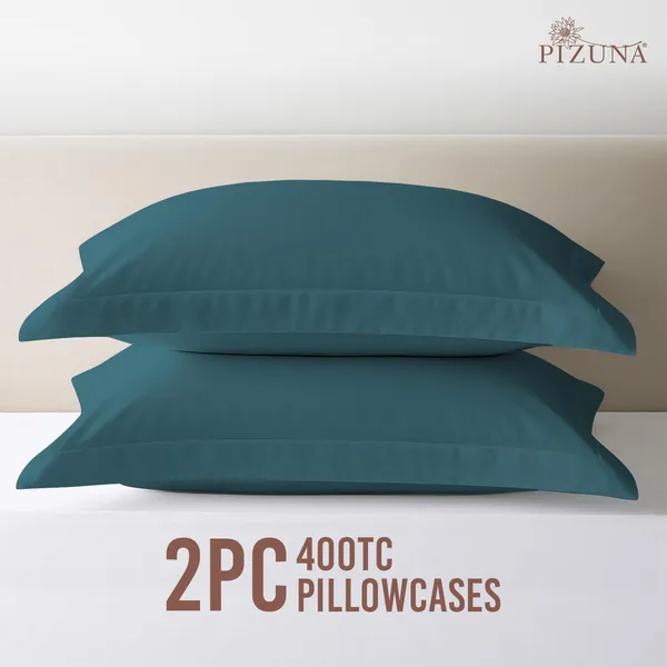 Cotton_Solid_Peacock_Blue_Pillow_Covers_Set_Of_2