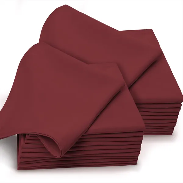 Cotton_Solid_Brick_Red_Dinner_Napkins_Set_Of_24