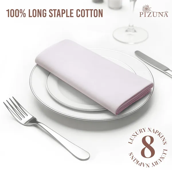 Cotton_Solid_Light_Lilac_Dinner_Napkins_Set_Of_8