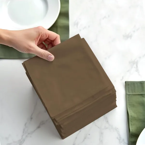 Cotton_Sateen_Solid_Woody_Brown_Dinner_Napkins_Set_Of_24