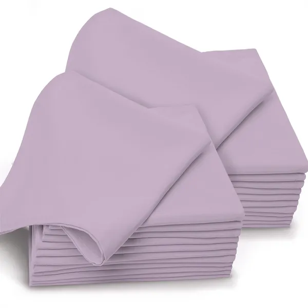 Cotton_Sateen_Solid_Lavender_Frost_Dinner_Napkins_Set_Of_24