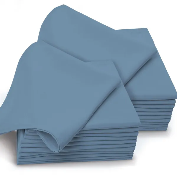 Cotton_Sateen_Solid_Dusty_Blue_Dinner_Napkins_Set_Of_24
