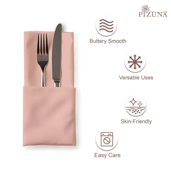 Cotton_Sateen_Solid_Misty_Rose_Dinner_Napkins_Set_Of_8