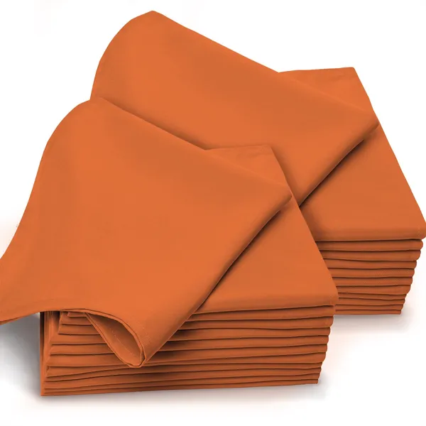 Cotton_Sateen_Solid_Burnt_Orange_Dinner_Napkins_Set_Of_24