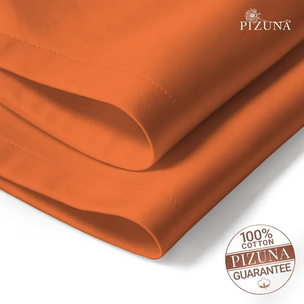 Cotton_Sateen_Solid_Burnt_Orange_Dinner_Napkins_Set_Of_24