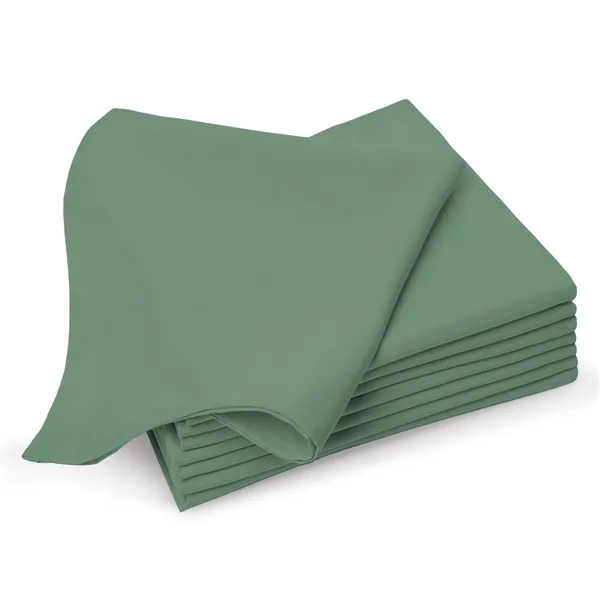 Cotton_Solid_Hedge_Green_Dinner_Napkins_Set_Of_8