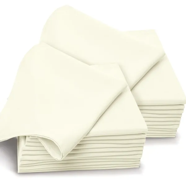 Cotton_Sateen_Solid_Off_White_Dinner_Napkins_Set_Of_24