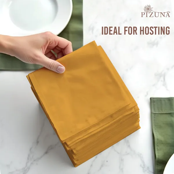 Cotton_Sateen_Solid_Honey_Gold_Dinner_Napkins_Set_Of_24
