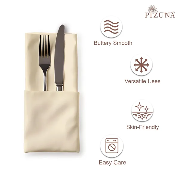 Cotton_Solid_Beige_Dinner_Napkins_Set_Of_24