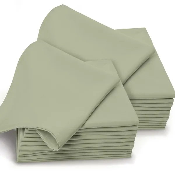 Cotton_Sateen_Solid_Light_Sage_Dinner_Napkins_Set_Of_24