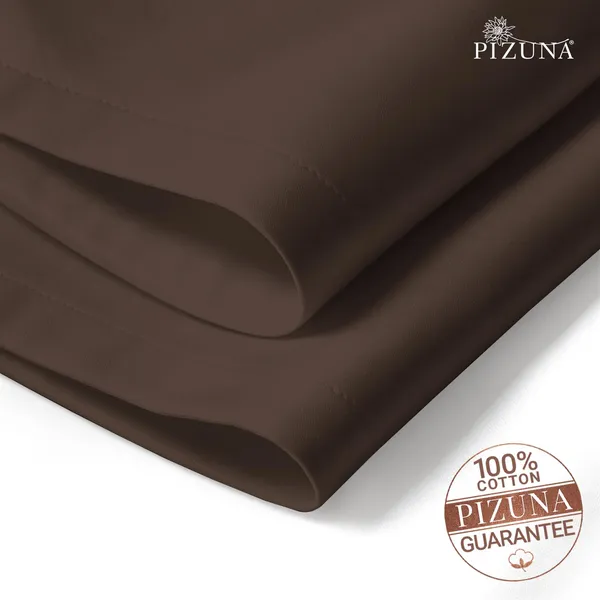 Cotton_Sateen_Solid_Dark_Brown_Dinner_Napkins_Set_Of_8