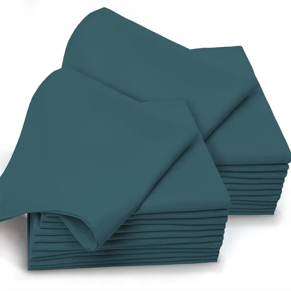Cotton_Sateen_Solid_Peacock_Blue_Dinner_Napkins_Set_Of_24