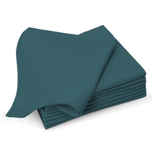 Cotton_Sateen_Solid_Peacock_Blue_Dinner_Napkins_Set_Of_8