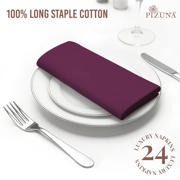 Cotton_Solid_Berry_Plum_Dinner_Napkins_Set_Of_24
