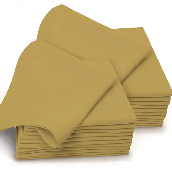 Cotton_Sateen_Solid_Mustard_Gold_Dinner_Napkins_Set_Of_24