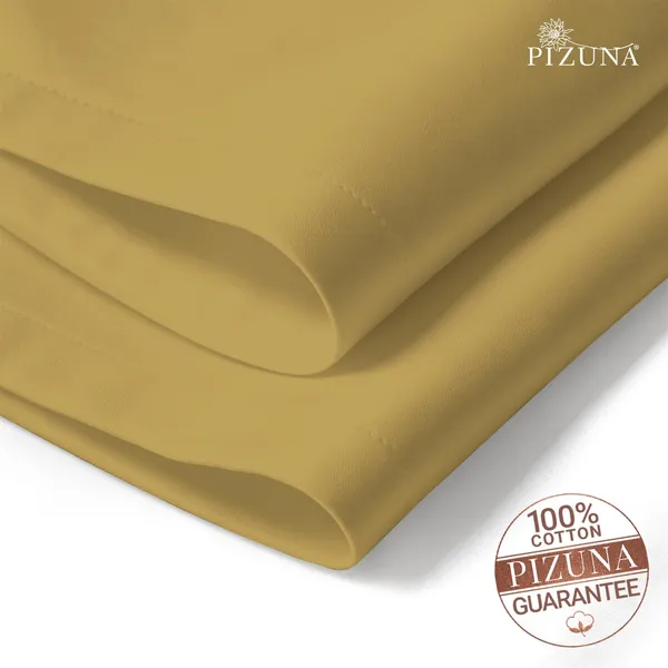 Cotton_Sateen_Solid_Mustard_Gold_Dinner_Napkins_Set_Of_24