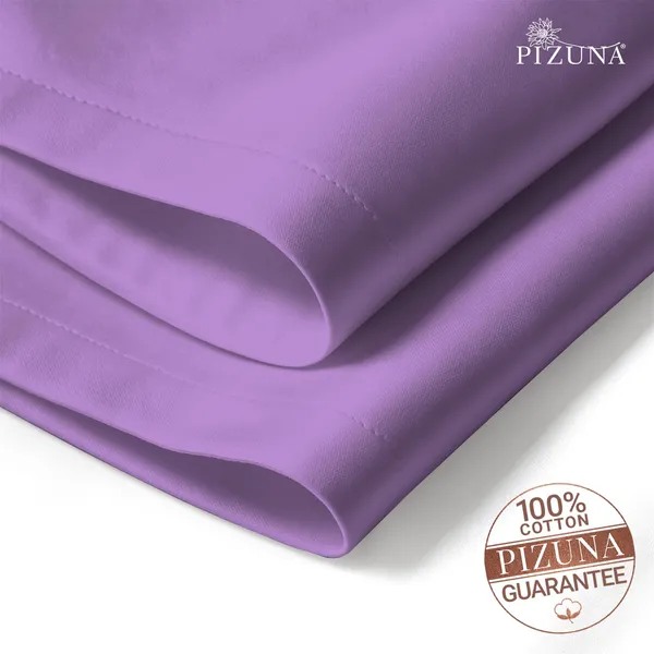 Cotton_Sateen_Solid_Purple_Dinner_Napkins_Set_Of_8