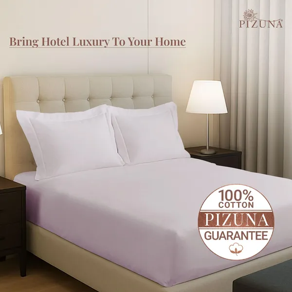 Cotton_Solid_Light_Lilac_Queen_Fitted_Bedsheet