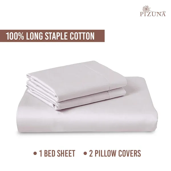 Cotton_Solid_Light_Lilac_Queen_Flat_Bedsheet