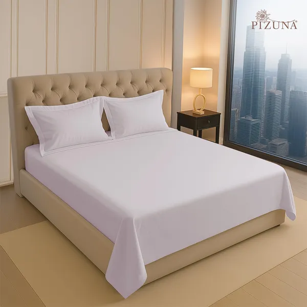 Cotton_Solid_Light_Lilac_Queen_Flat_Bedsheet
