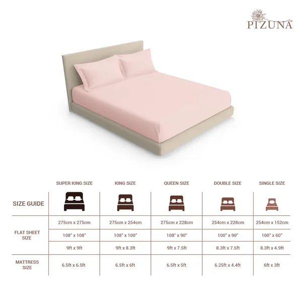 Pizuna_Cotton_Solid_Light_Pink_Double_Flat_Bedsheet_With_Pillow_Covers