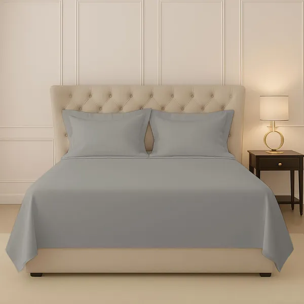 Ash_Grey_Cotton_Sateen_Solid_Double_Bedsheet