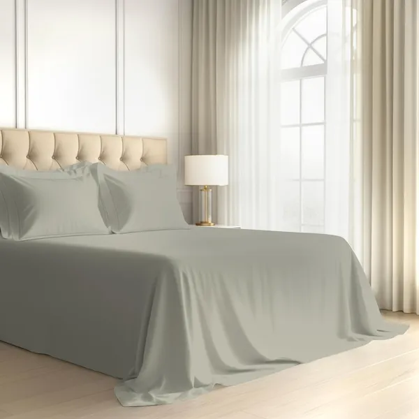 Cotton_Sateen_Solid_Silver_Super_King_Flat_Bedsheet_With_4_Pillow_Covers_(800_Thread_Count)