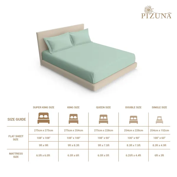 Cotton_Solid_Sea_Foam_Super_King_Flat_Bedsheet_(800_Thread_Count)