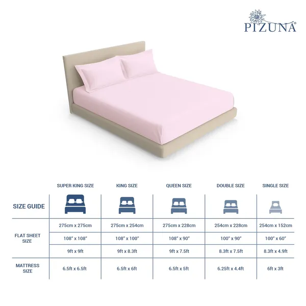 Cotton_Sateen_Solid_Light_Pink_Super_King_Flat_Bedsheet