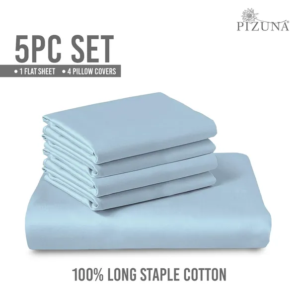 Cotton_Sateen_Solid_Baby_Blue_Super_King_Flat_Bedsheet