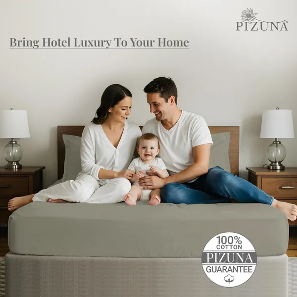 Pizuna_100%_Cotton_Solid_Silver_Super_King_Flat_Bedsheet_Set_(600_Thread_Count)