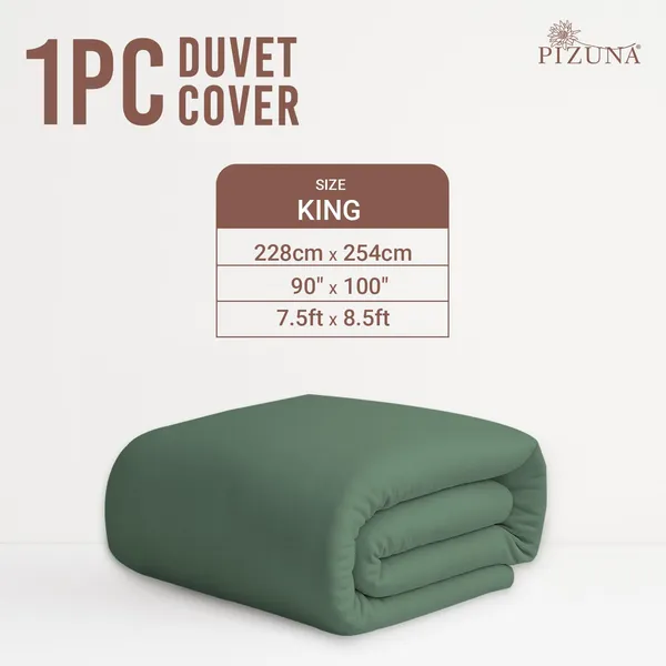Cotton_Solid_Hedge_Green_Double_Duvet_Cover