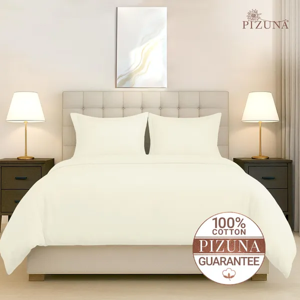 Cotton_Solid_New_Ivory_Double_Duvet_Cover