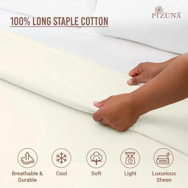 Cotton_Solid_New_Ivory_Double_Duvet_Cover
