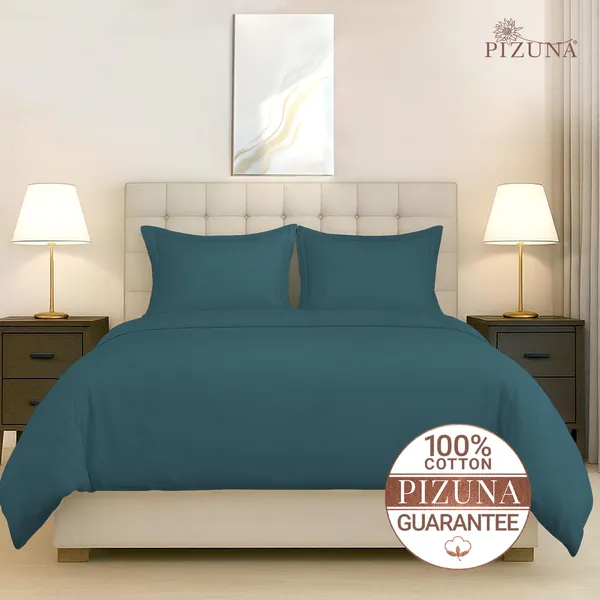 Cotton_Solid_Peacock_Blue_Double_Duvet_Cover