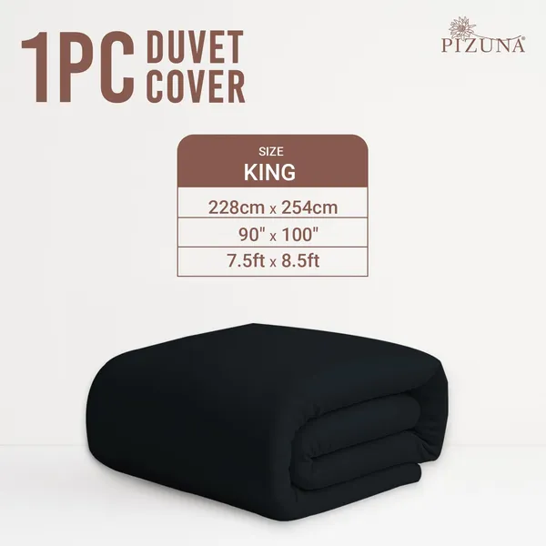 Cotton_Solid_Black_Double_Duvet_Cover