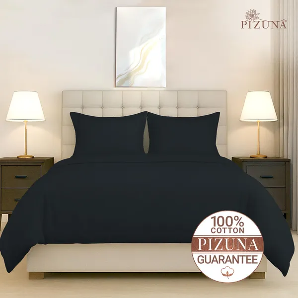 Cotton_Solid_Black_Double_Duvet_Cover