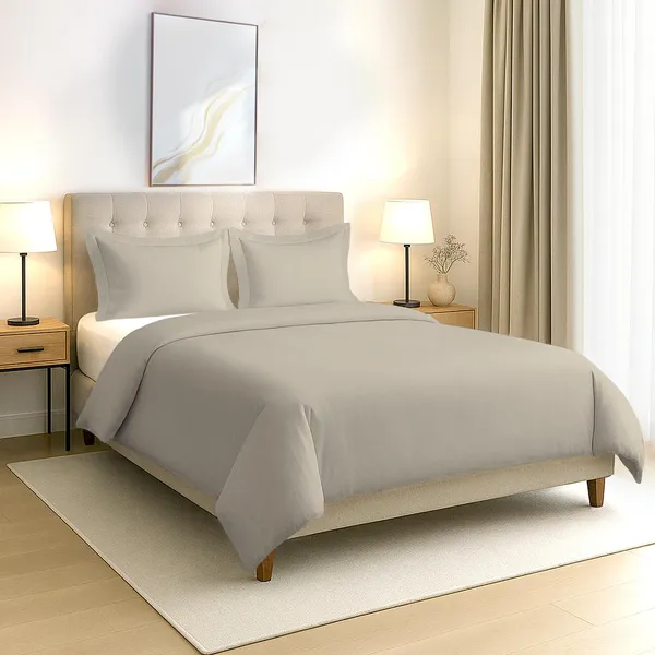 Cotton_Solid_Simply_Taupe_Double_Duvet_Cover
