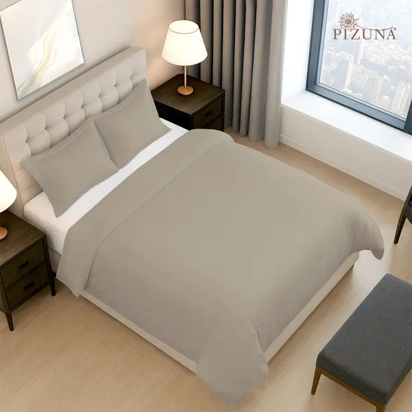 Cotton_Solid_Simply_Taupe_Double_Duvet_Cover