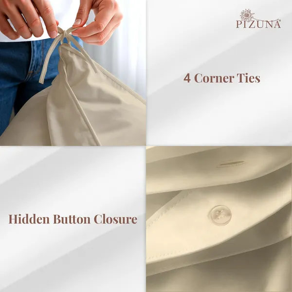 Cotton_Solid_Beige_Double_Duvet_Cover