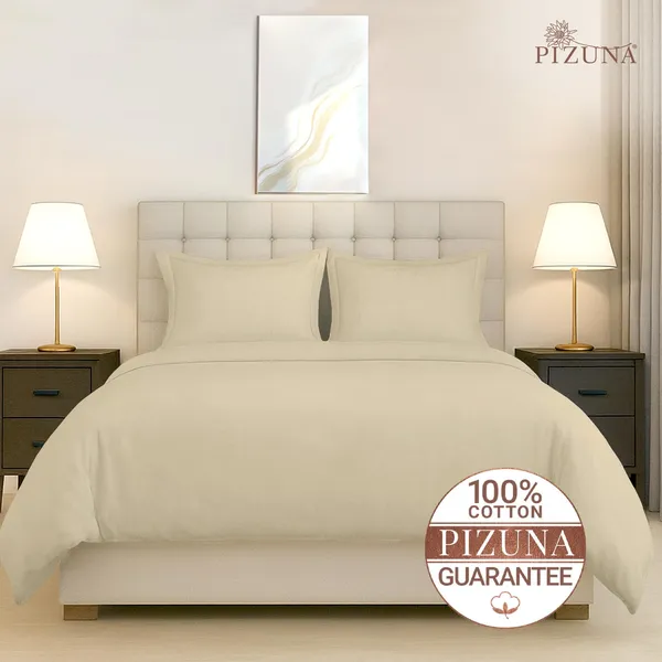 Cotton_Solid_Beige_Double_Duvet_Cover