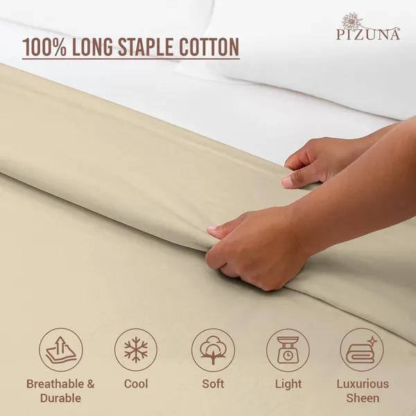 Cotton_Solid_Beige_Double_Duvet_Cover